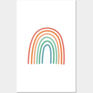 Boho rainbow Posters and Art